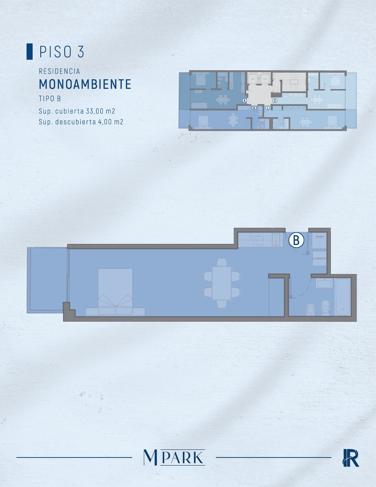 PISO 3 - MONOAMBIENTE